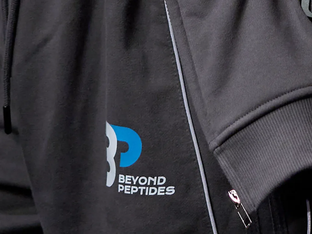Grey Unisex Jogger: Logo on the left thigh